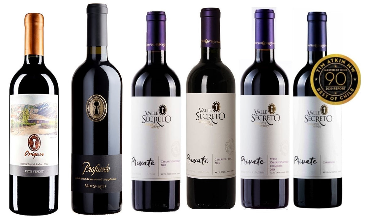 Valle Secreto - Premium Wines in Wooden Case